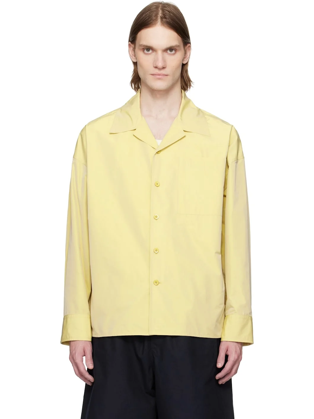 Yellow Taffeta Shirt - 1