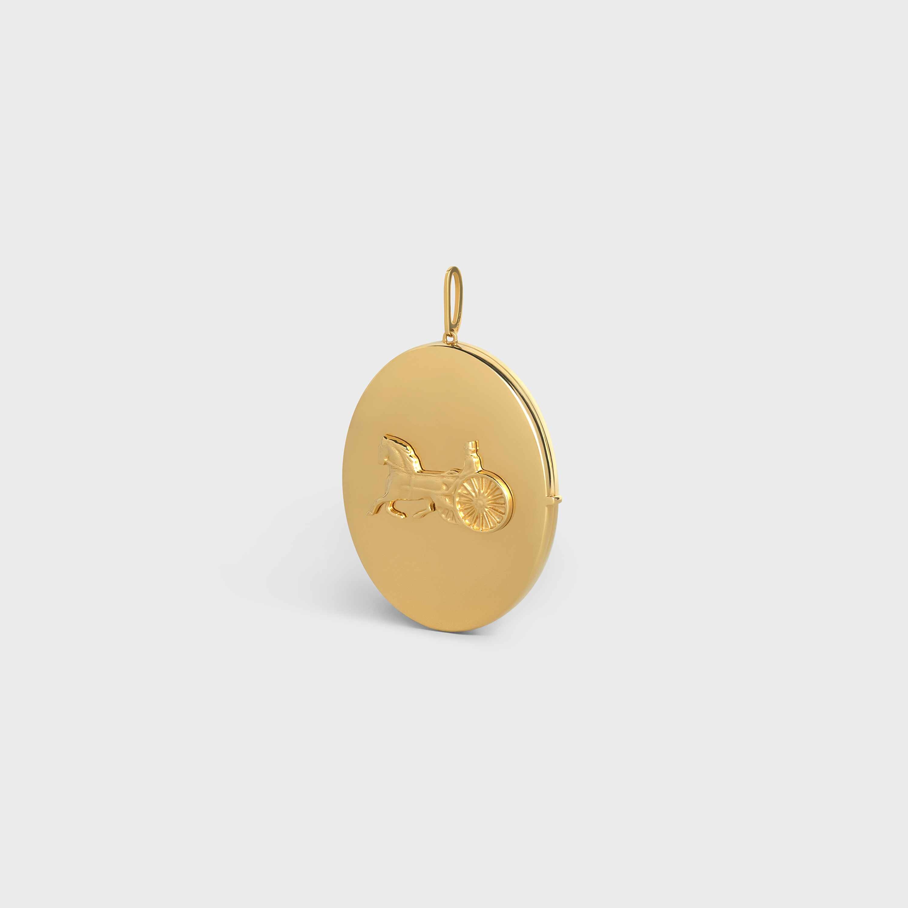 Sulky Box Celine Separables Pendant in Gold Brass and Steel - 4