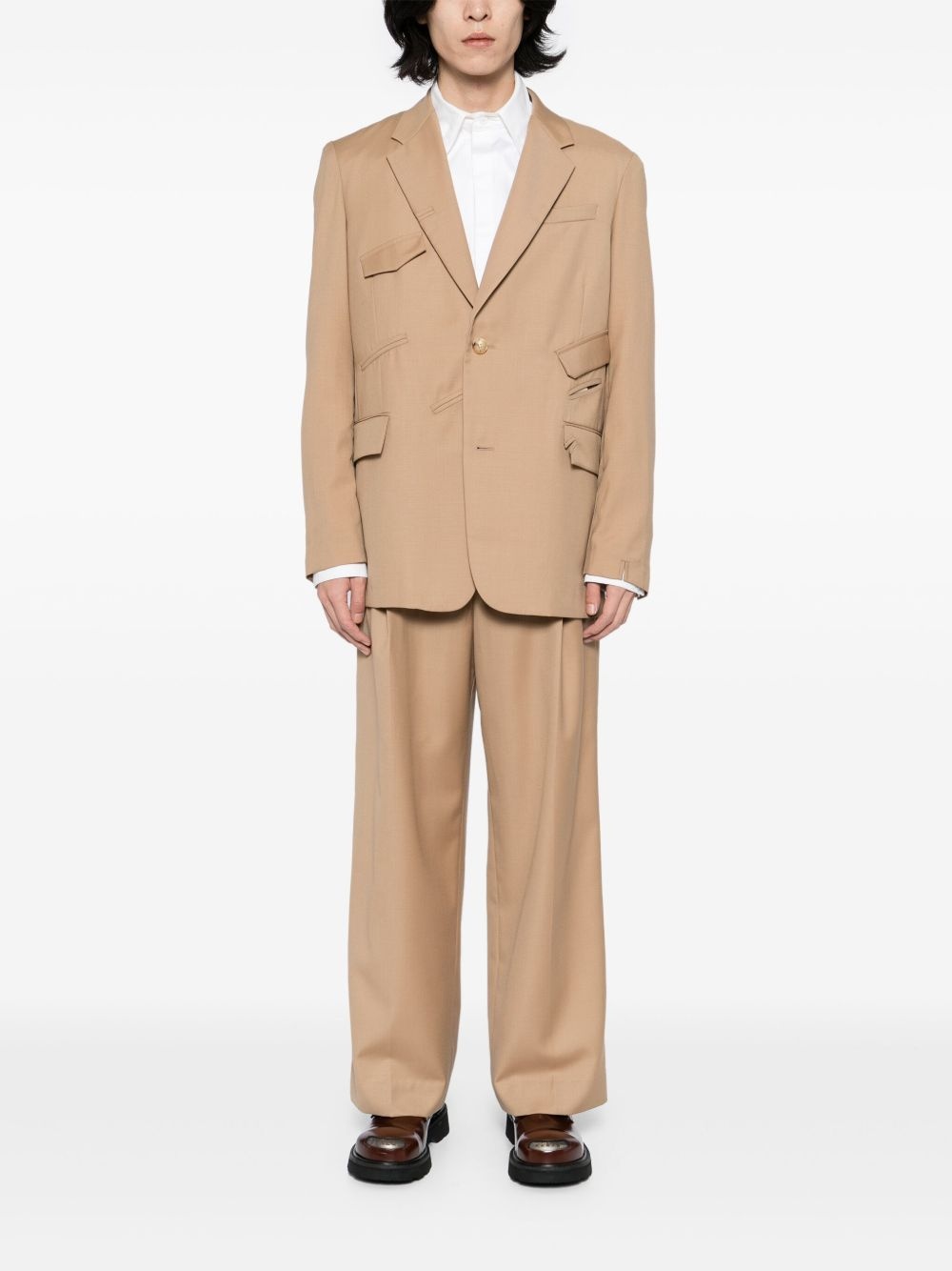 button-down blazer - 2