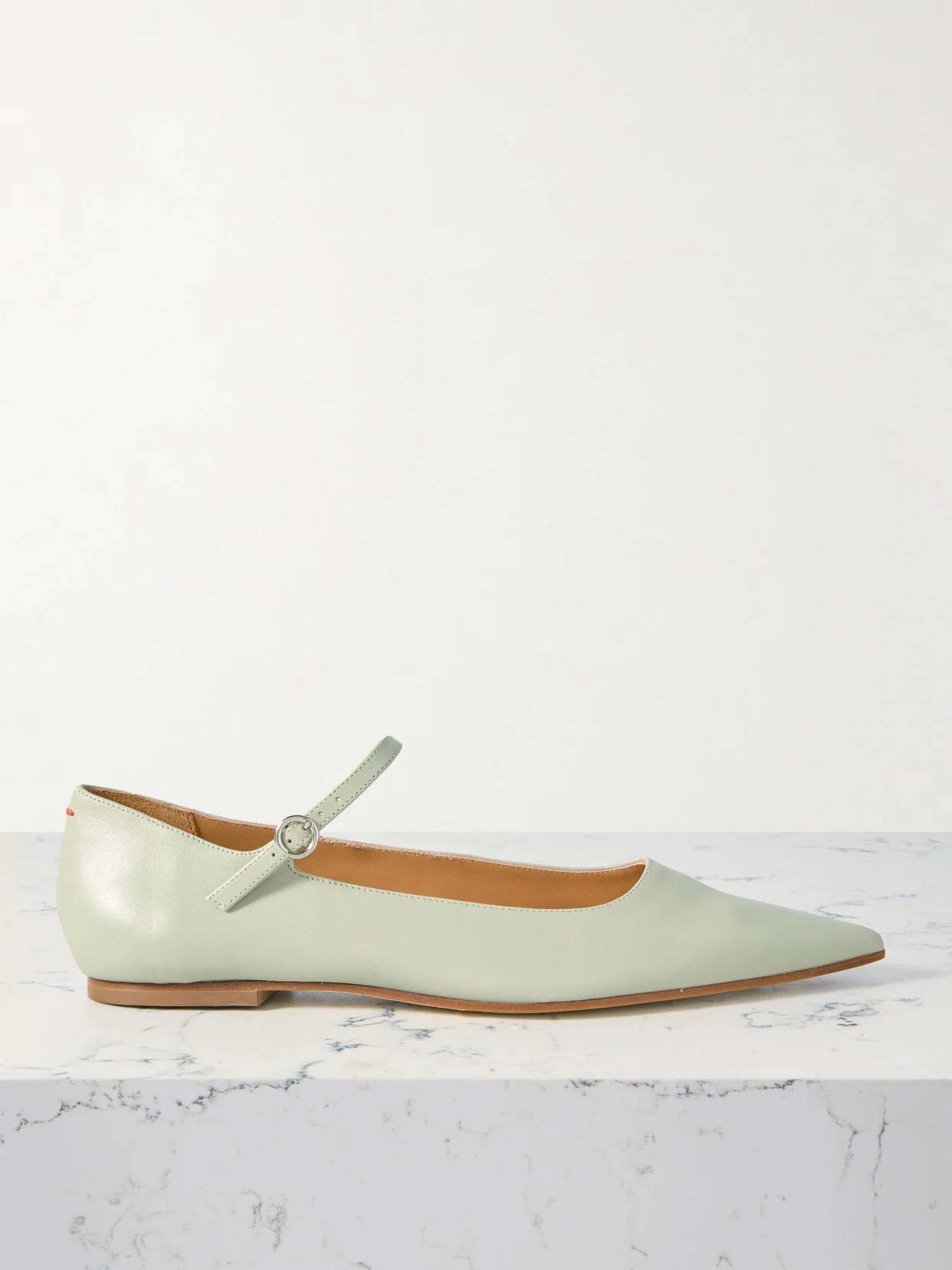 Cleo Leather Mary Jane Ballet Flats - 1
