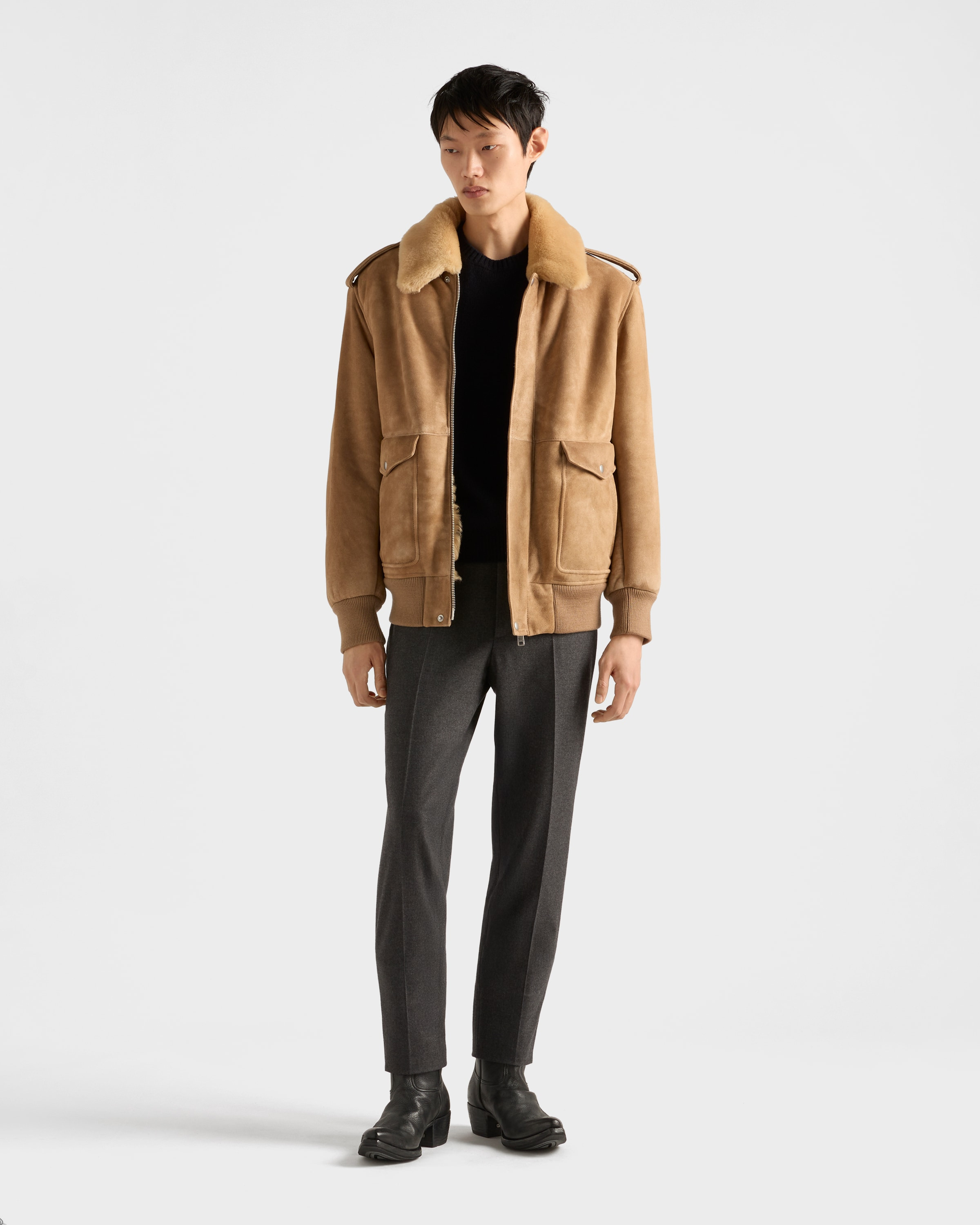 Stretch cashmere pants - 2