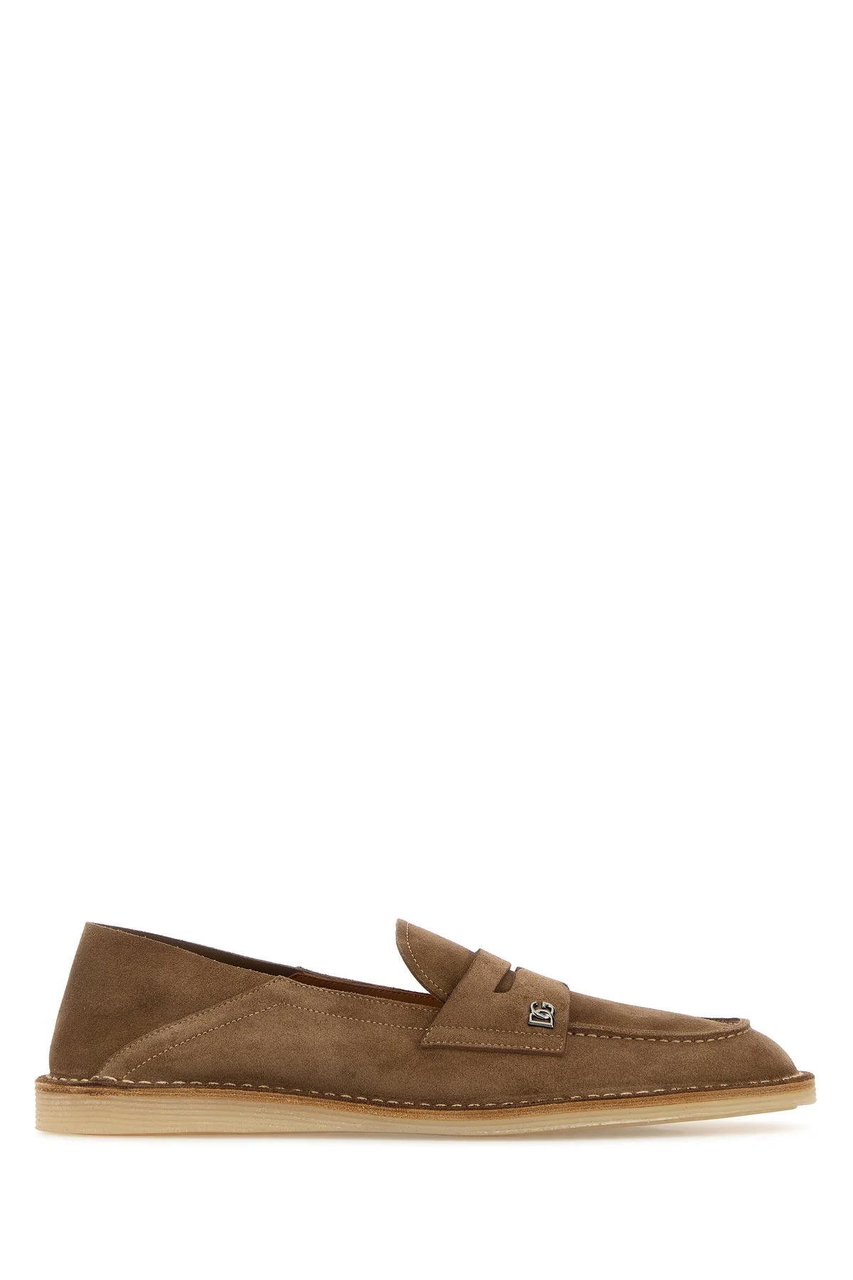 Brown suede loafers - 1