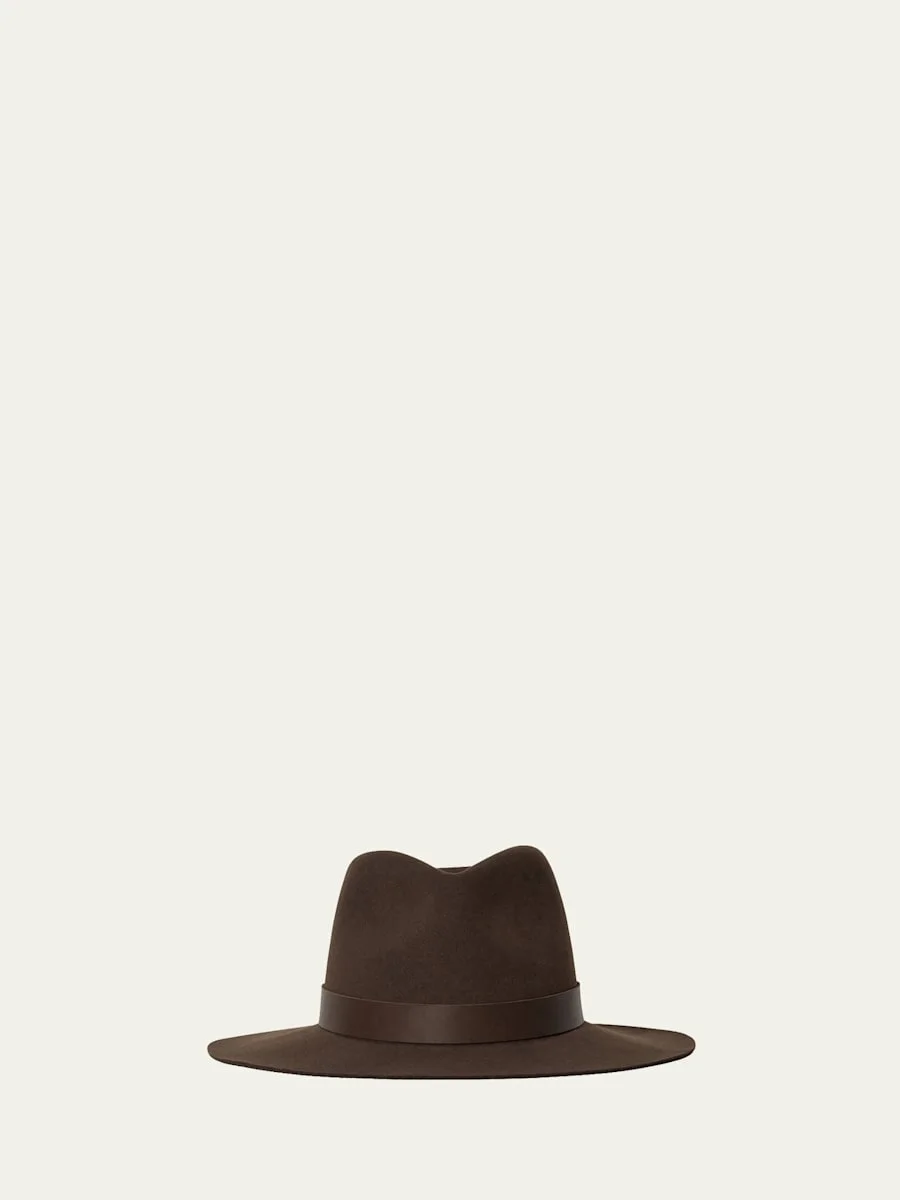 Ross Packable Wool Fedora - 1
