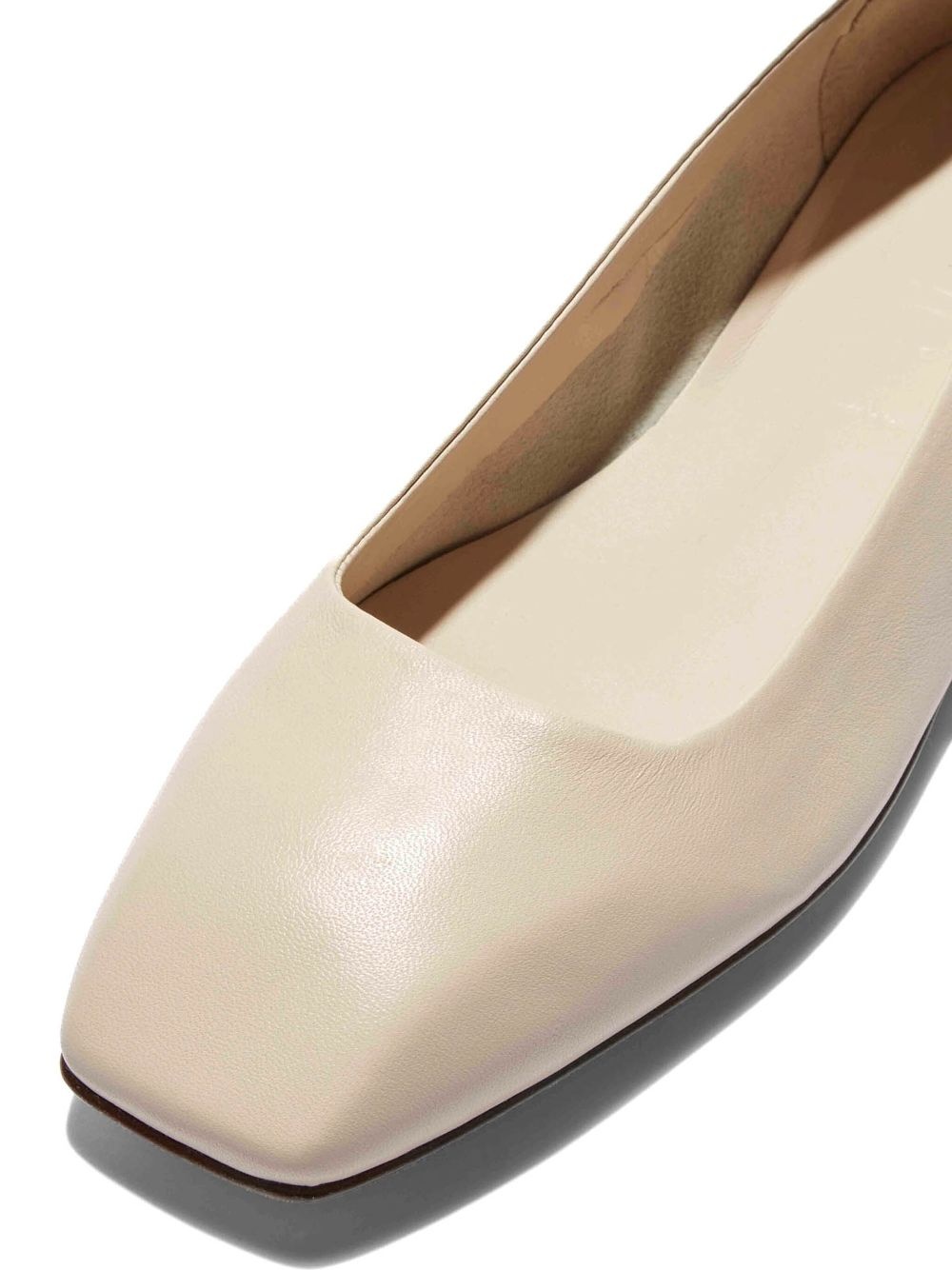 leather ballerina shoes - 4