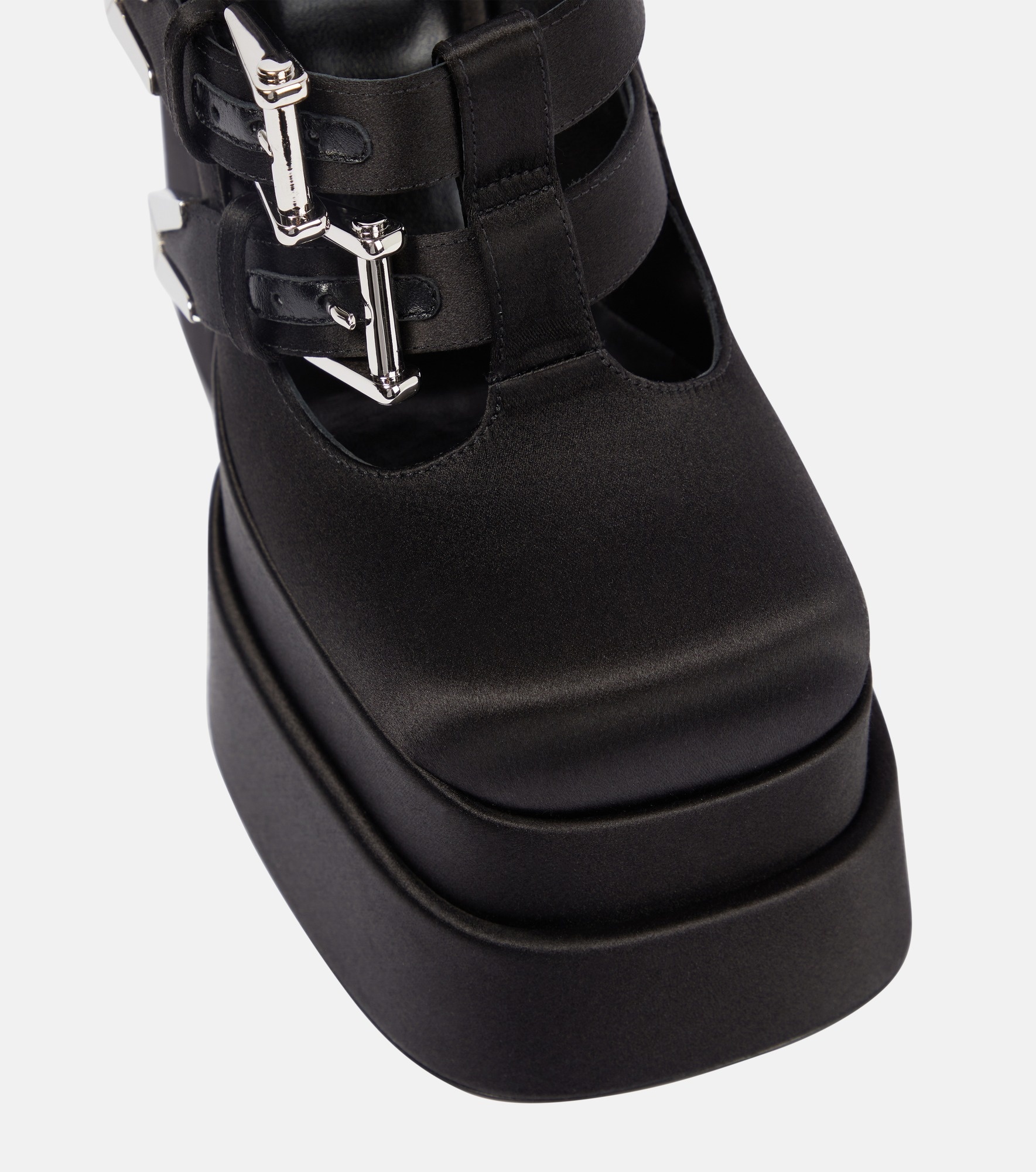 Medusa Aevitas satin platform pumps - 6