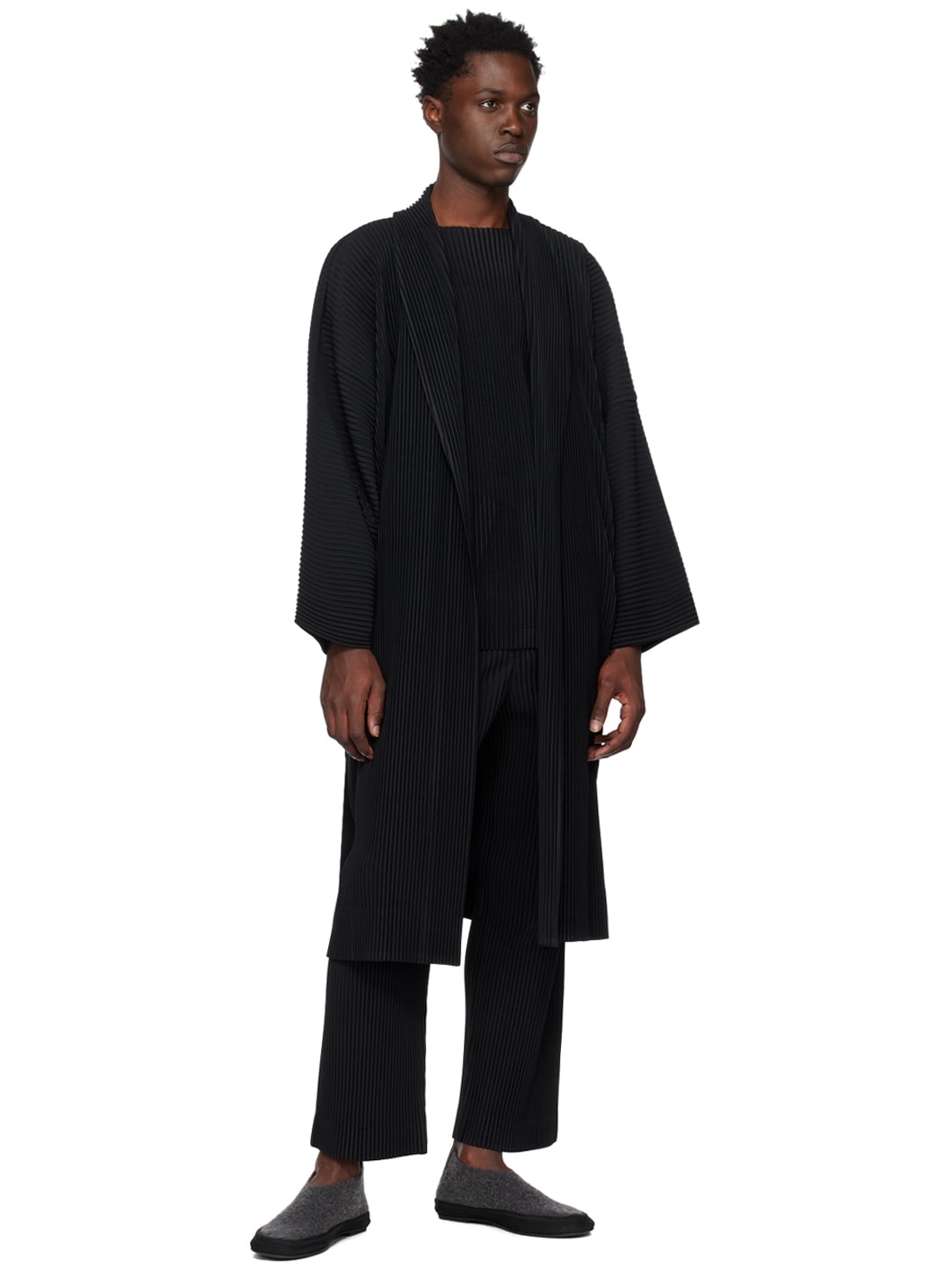 Black Monthly Color January Trousers - 4
