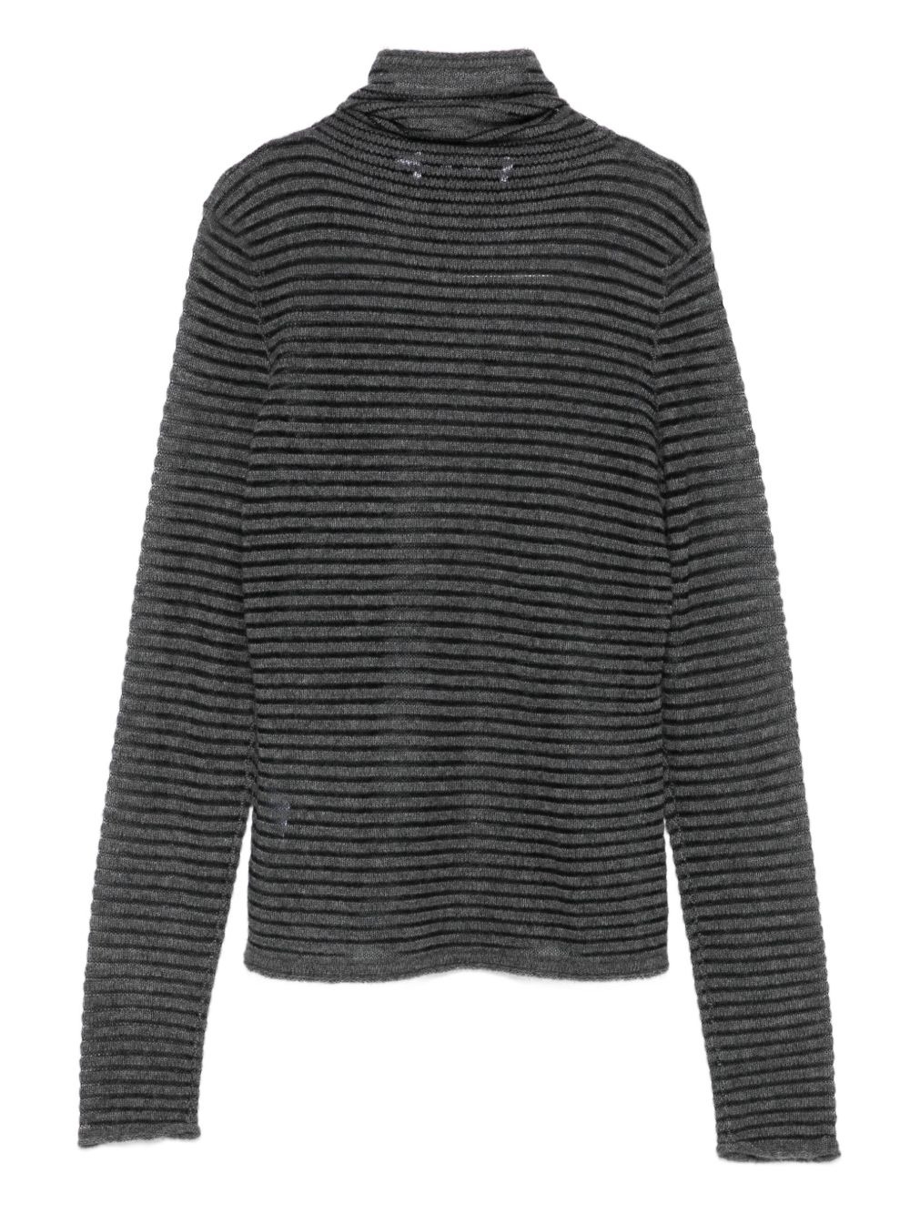 ribbed turtleneck sweater - 2