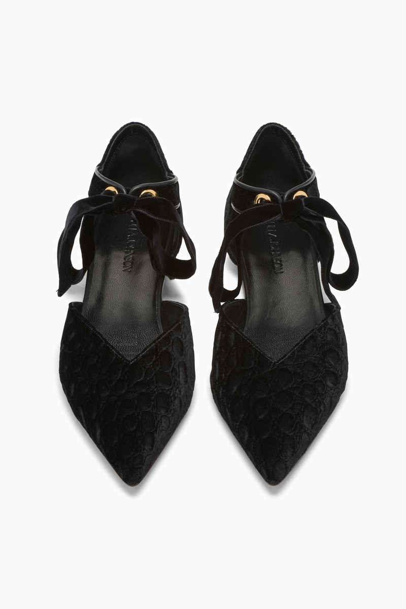 Corinna Eyelet Flat 5