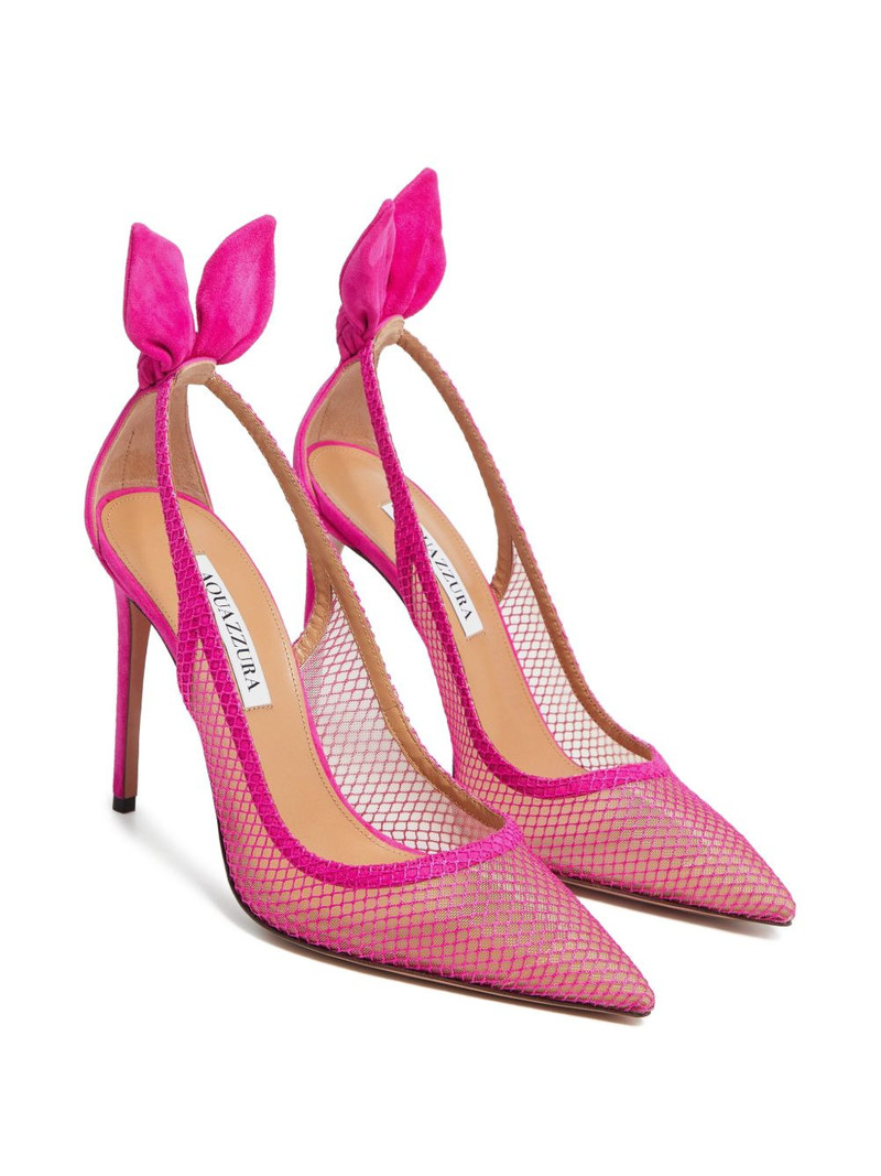 AQUAZZURA 105mm bow-detail pumps outlook