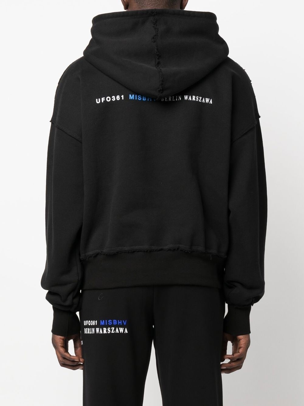x UFO361 logo-print hoodie - 4