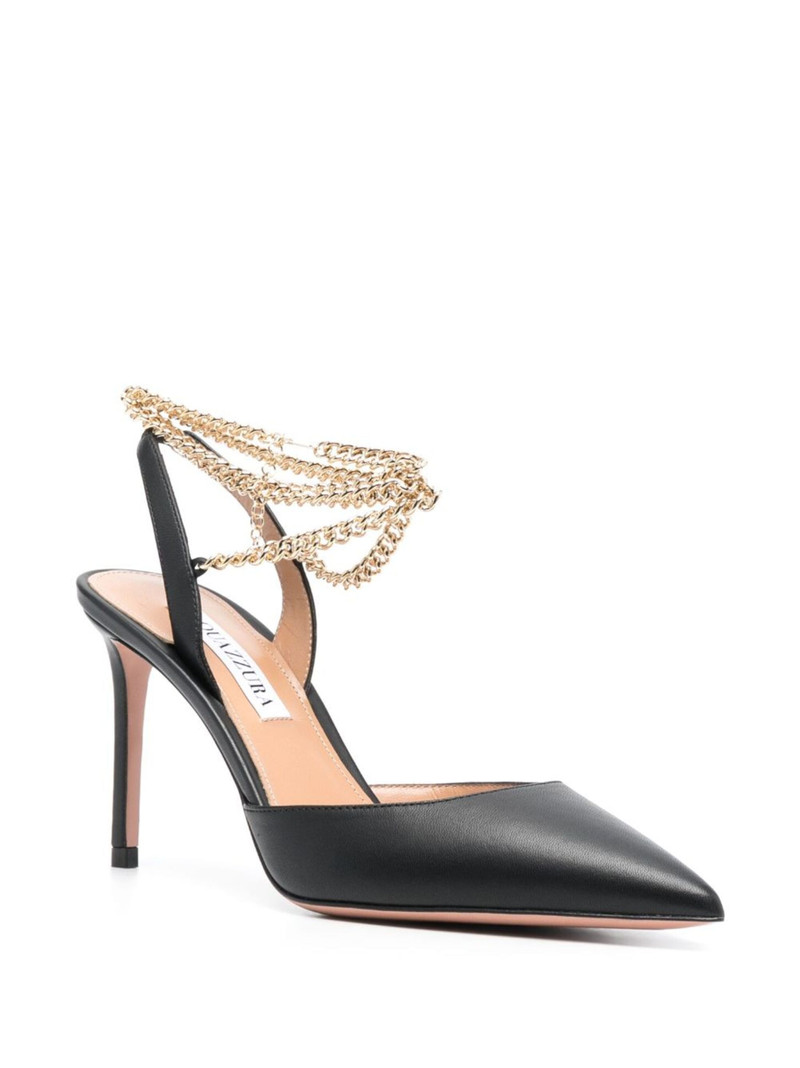 Flash 95mm leather pumps 2