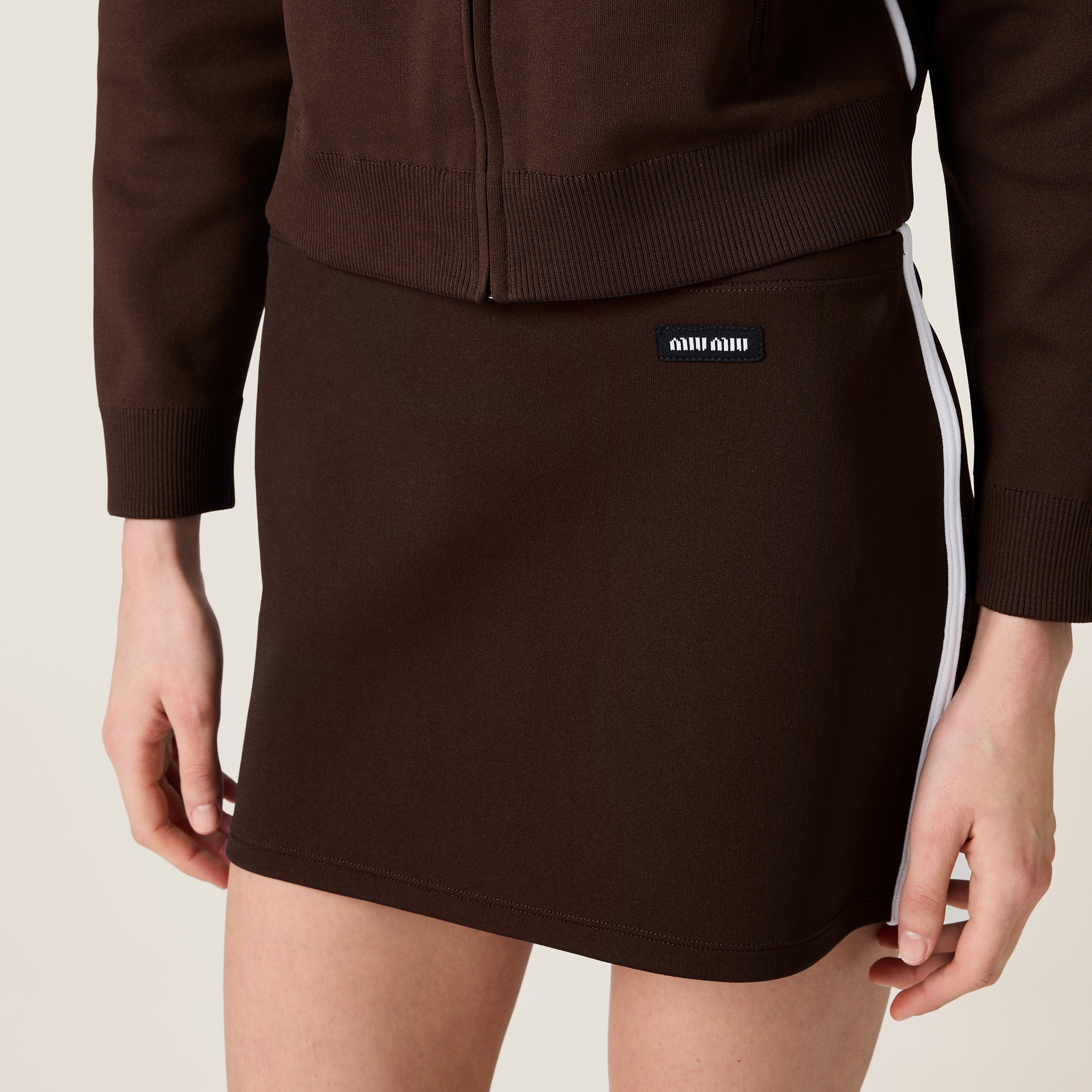 Technical yarn miniskirt - 4