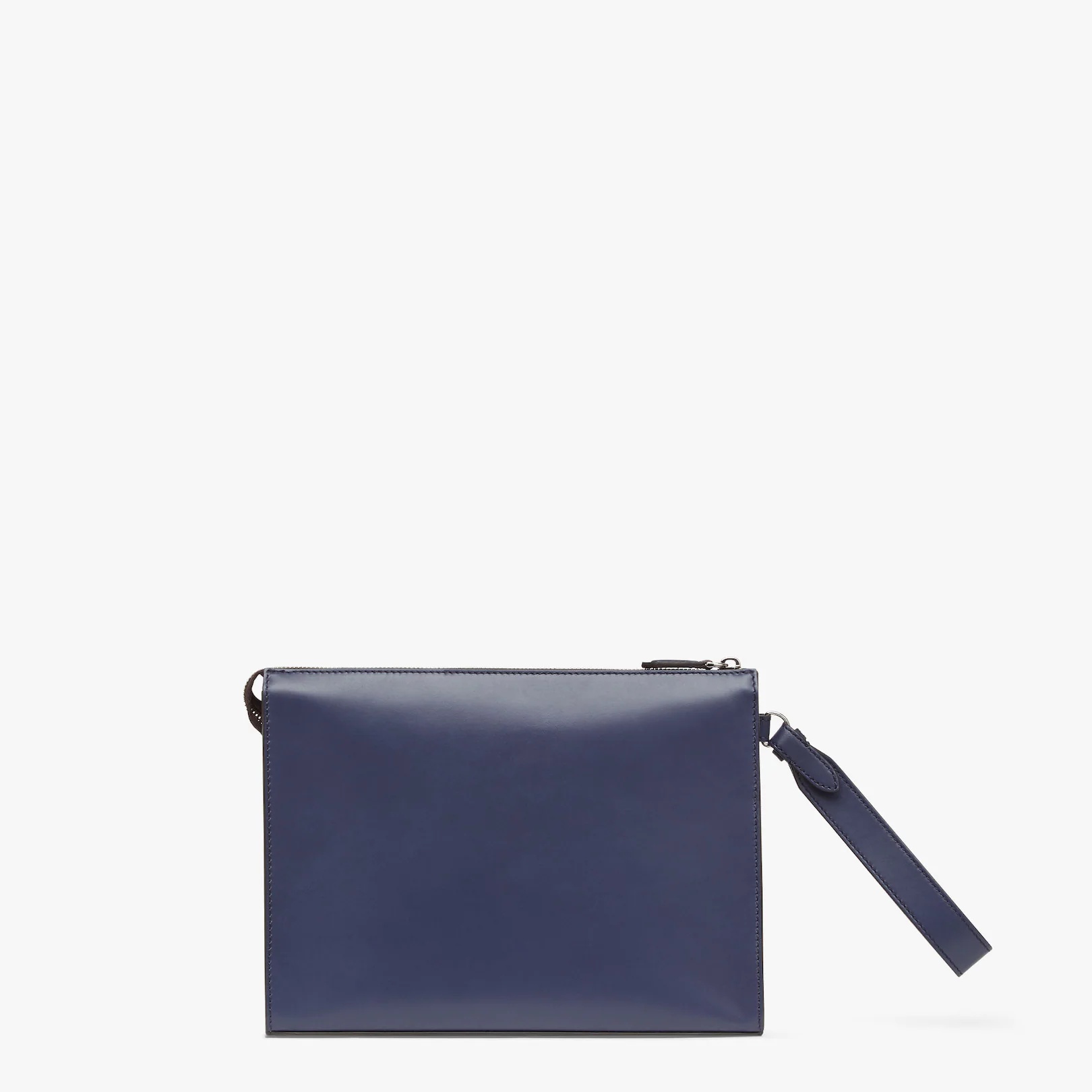 Blue leather pouch - 3
