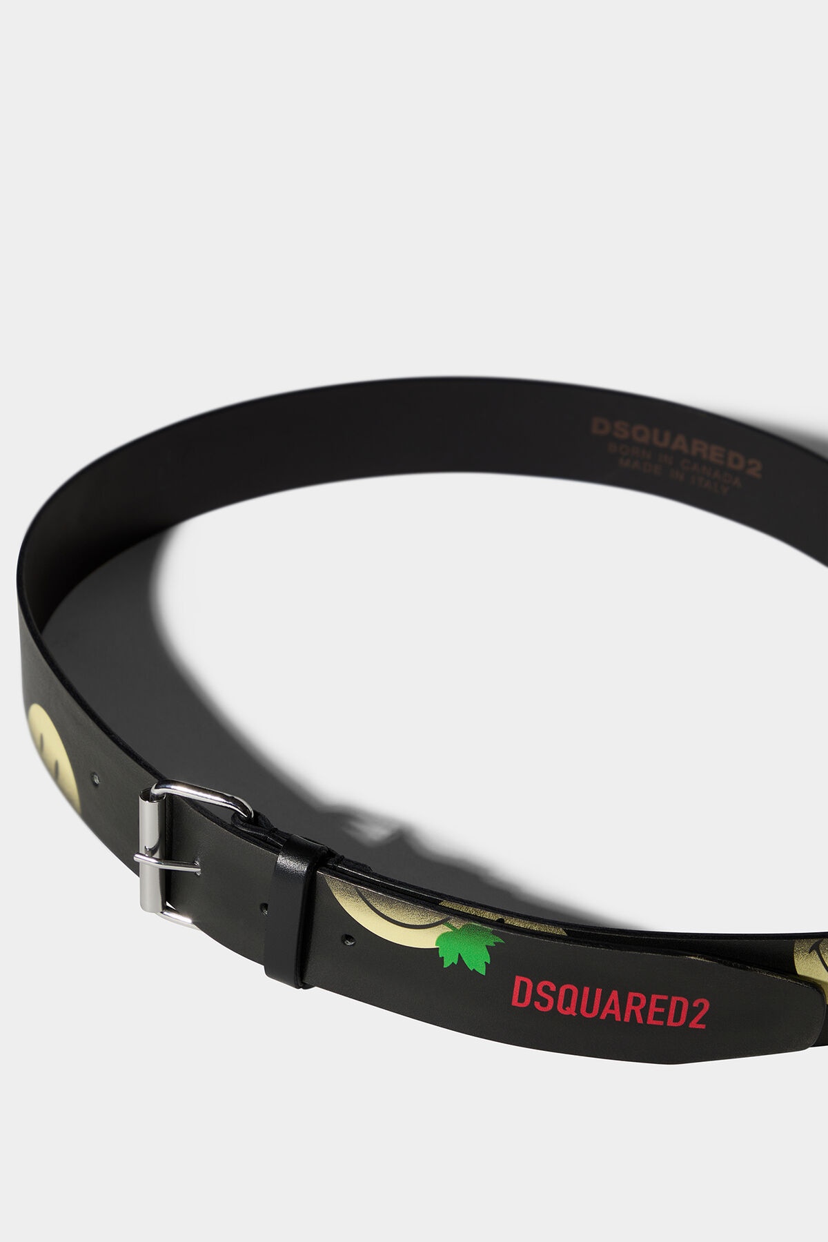SMILEY COWHIDE BELT - 4