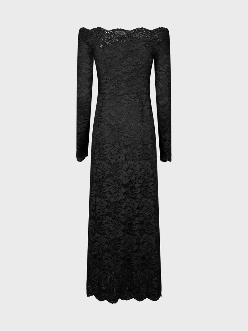 rabanne MIDI DRESS IN LACE outlook