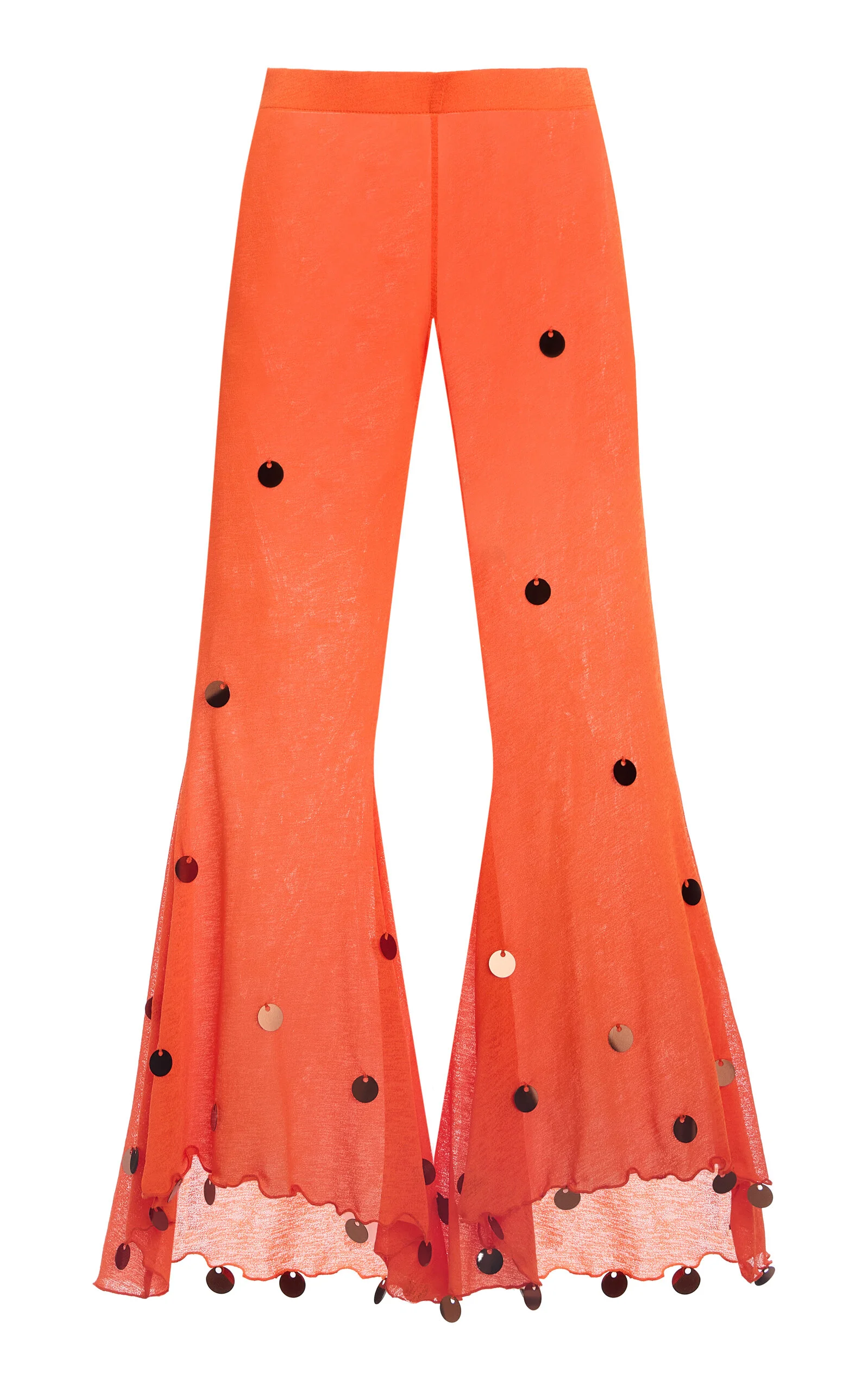 Exclusive La Isla Embellished Jersey Pants orange - 1