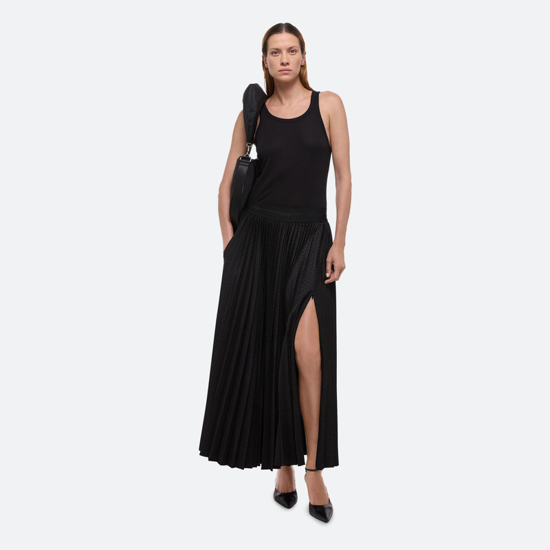 Helmut Lang PLEATED JACQUARD SKIRT outlook