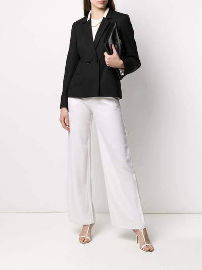 Stella McCartney lapel-stripe double-breasted blazer outlook