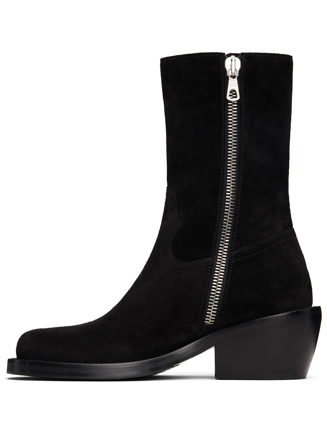 Black Zip Boots - 3