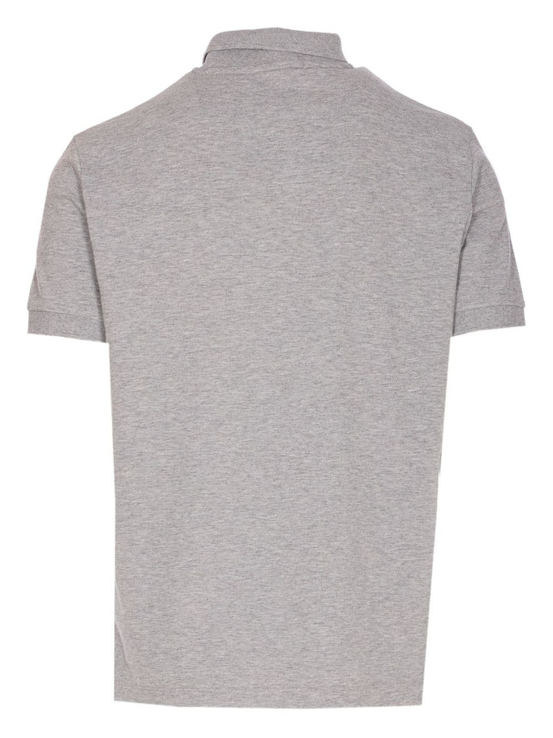 Stone Island logo-patch polo shirt outlook