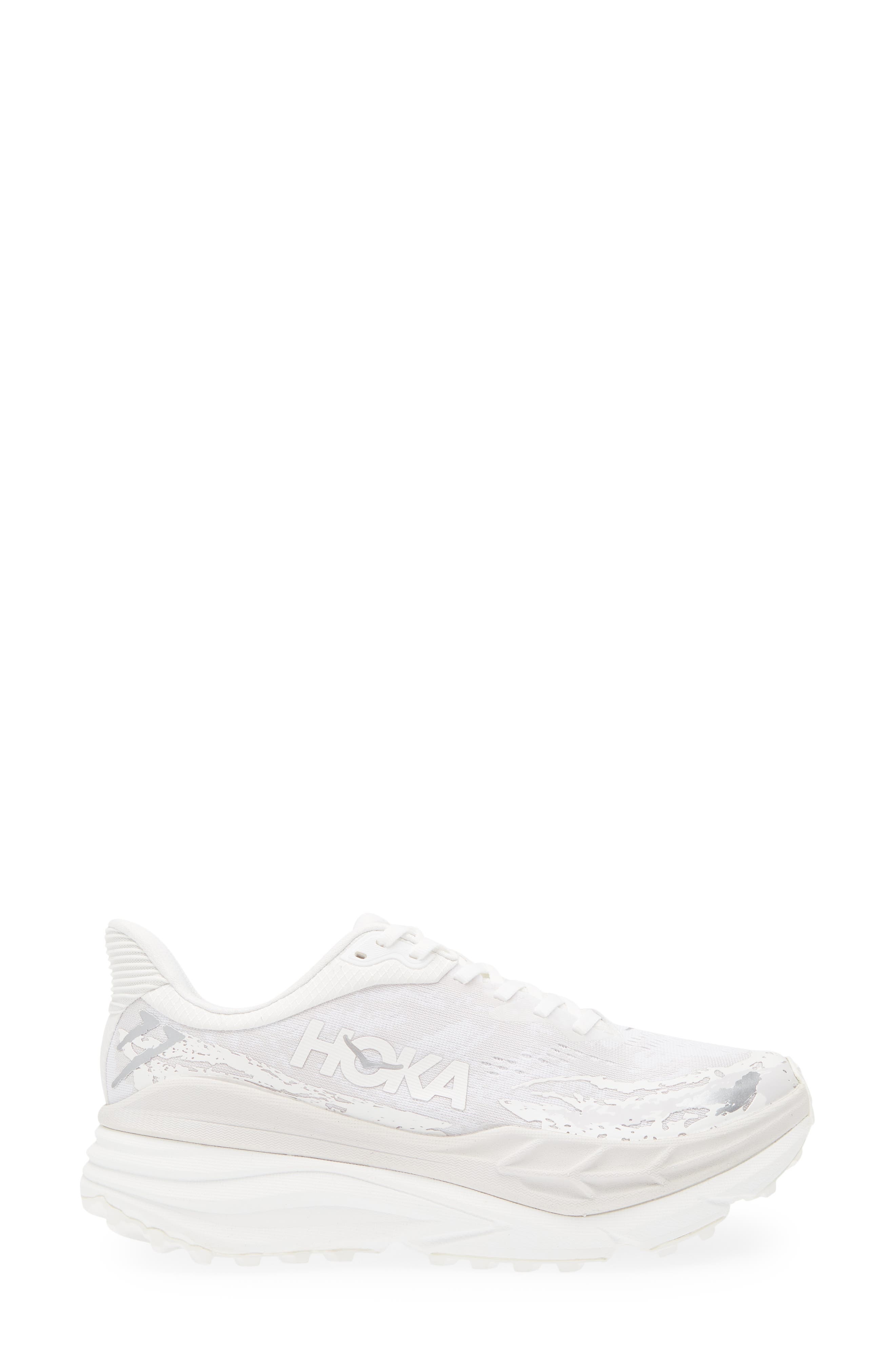 HOKA Stinson ATR 7 Running Shoe in White /White at Nordstrom - 4