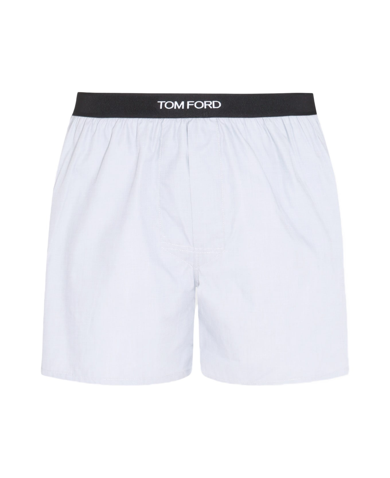 Light Grey Cotton Boxers - 1