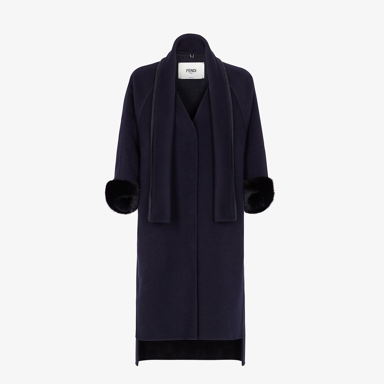 Blue cashmere coat - 1