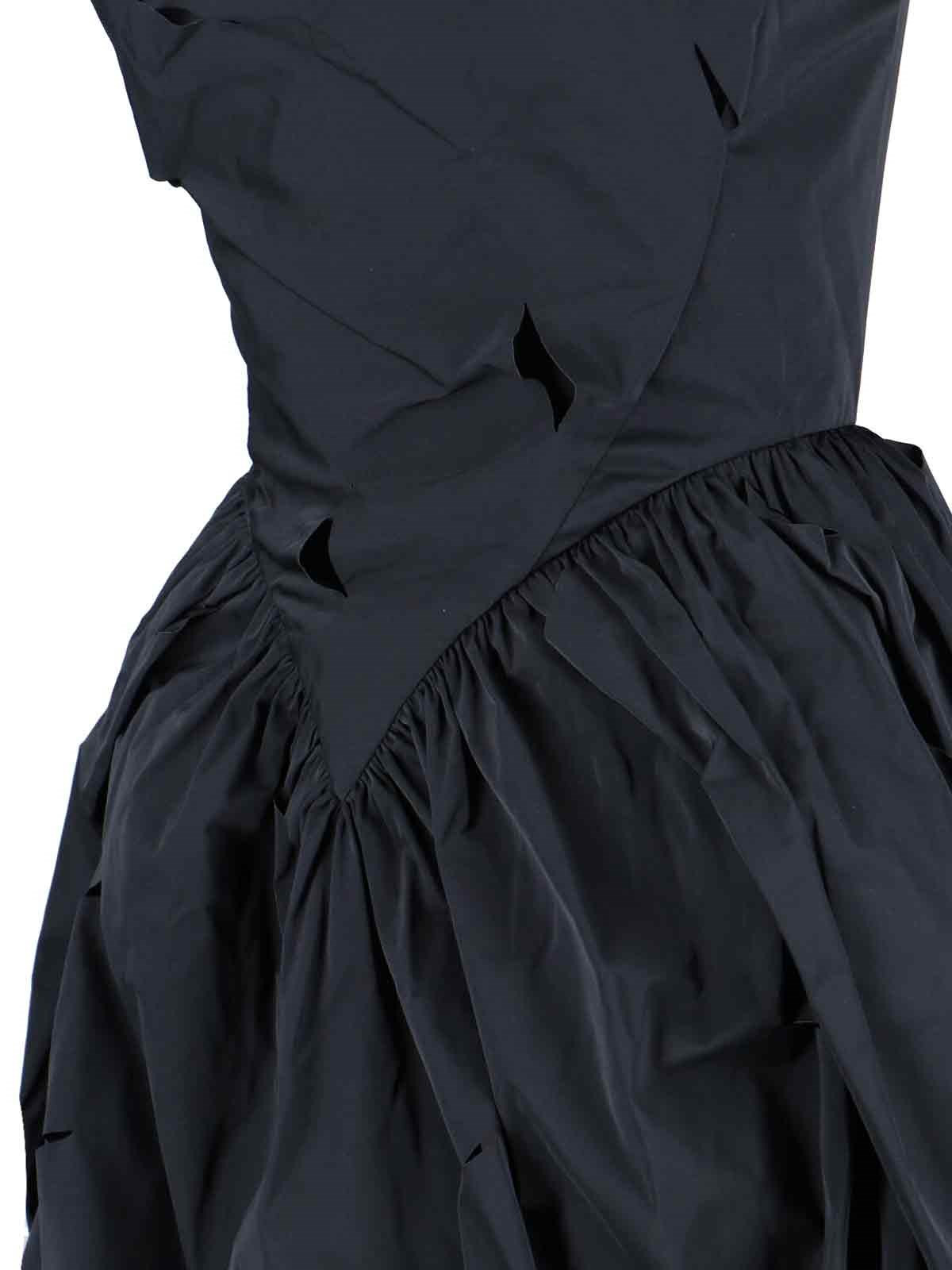 ASYMMETRICAL MIDI DRESS - 4
