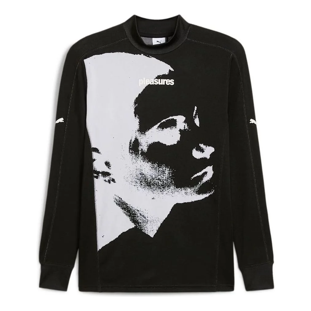PUMA x Pleasures Long Sleeve T-shirt 'Black' 624097-01 - 1