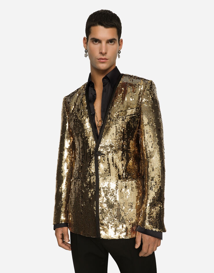 Sequined Sicilia-fit jacket - 4