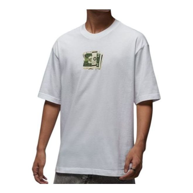 Air Jordan AJ3 T-Shirt 'Pure Money - White'  IQ6953-100 - 1