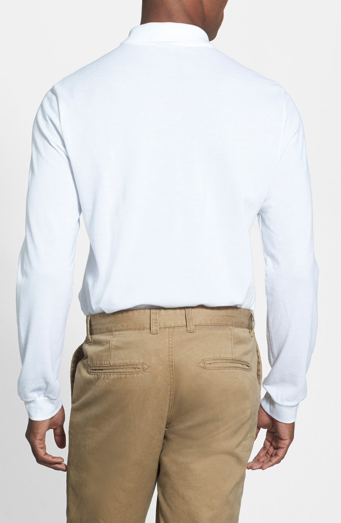 Regular Fit Long Sleeve Piqué Polo - 2