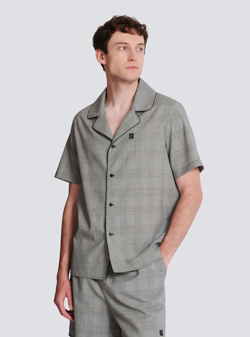 Short-sleeved Prince of Wales shirt 6