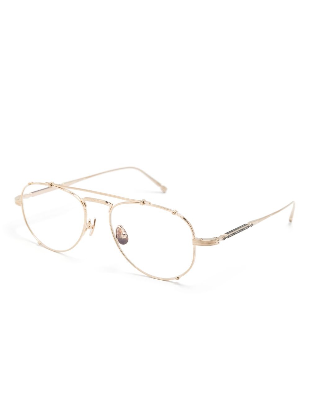 M3142 geometric-frame glasses - 2