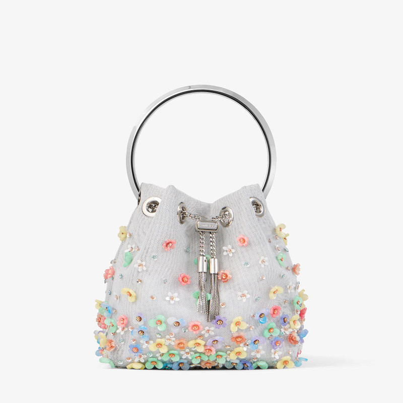 Bon Bon
Silver Mesh Bag With Embroidered Daisies 1