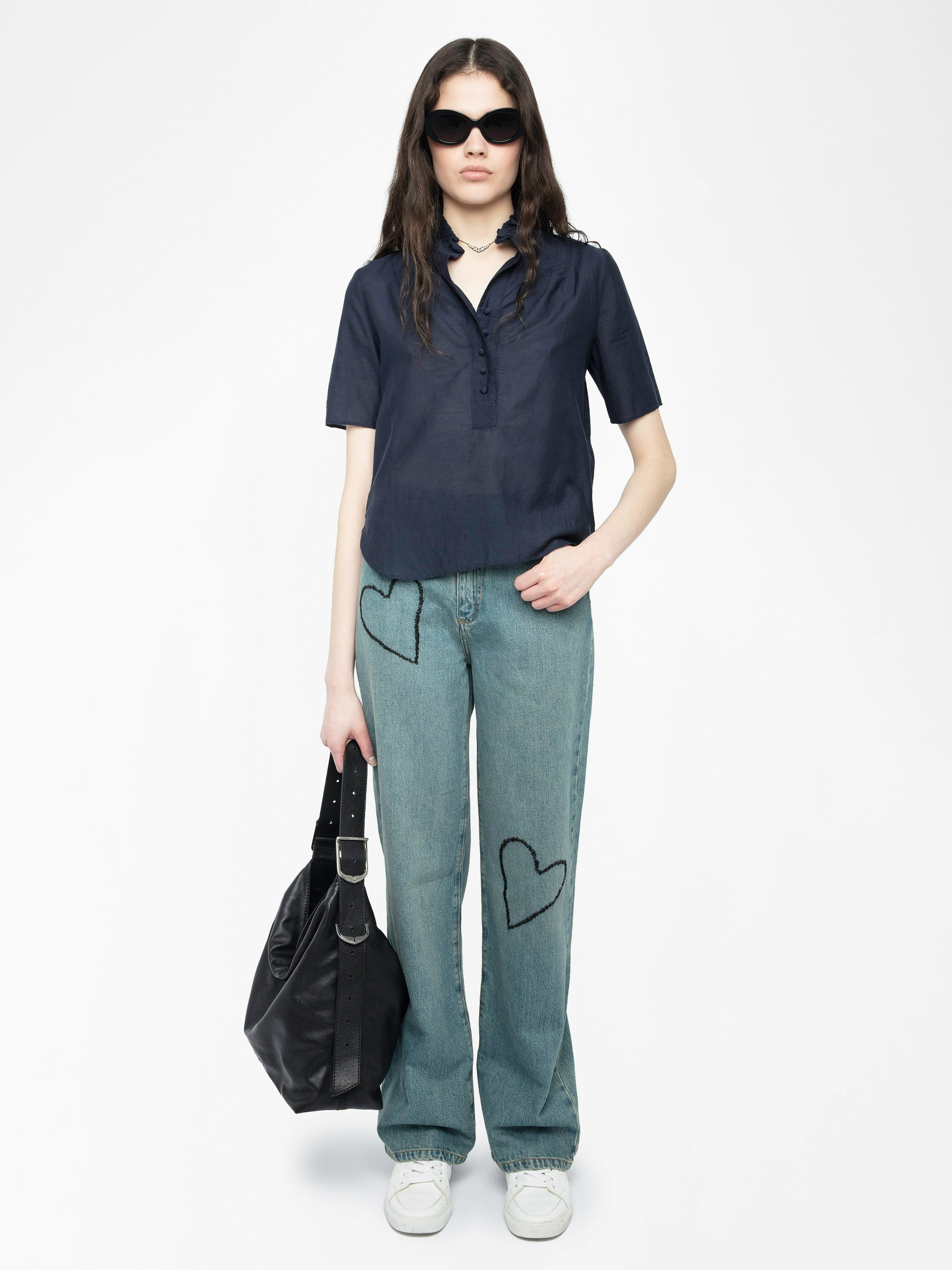 Topher Tomboy Women's Ruched Top - 3