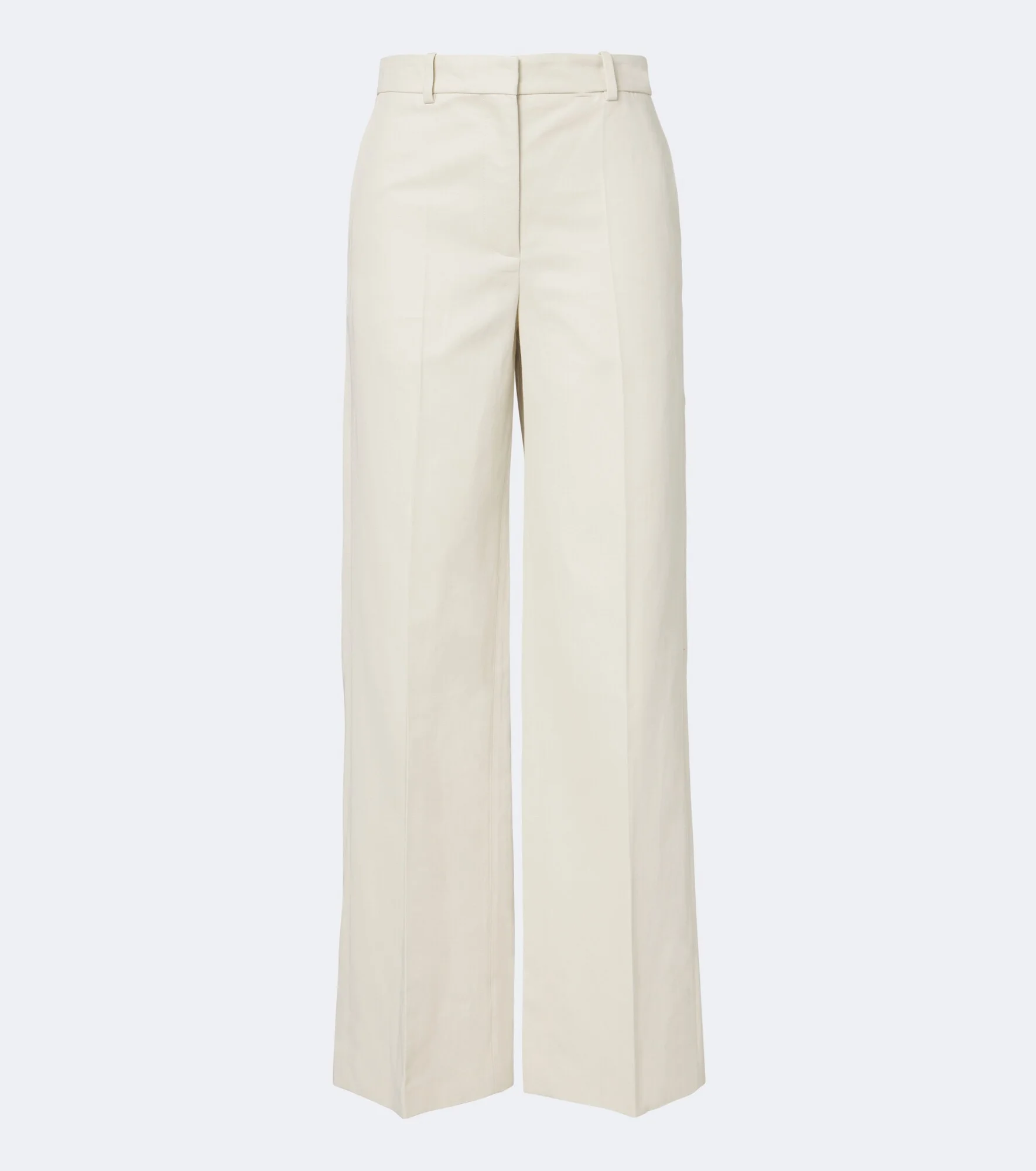Mitae cotton and linen twill straight pants - 1