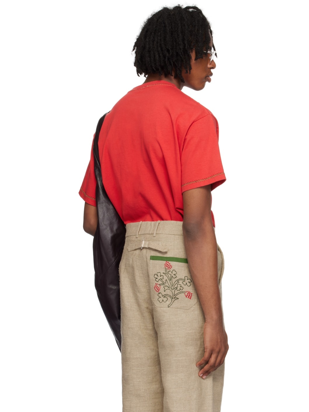 Red Twin Parakeet T-Shirt - 3