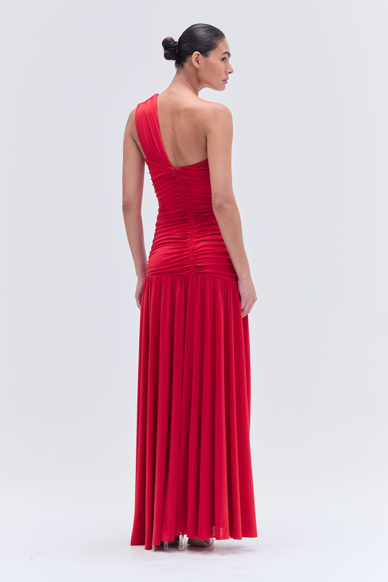 PatBO DUNE JERSEY KEY ONE SHOULDER GOWN outlook