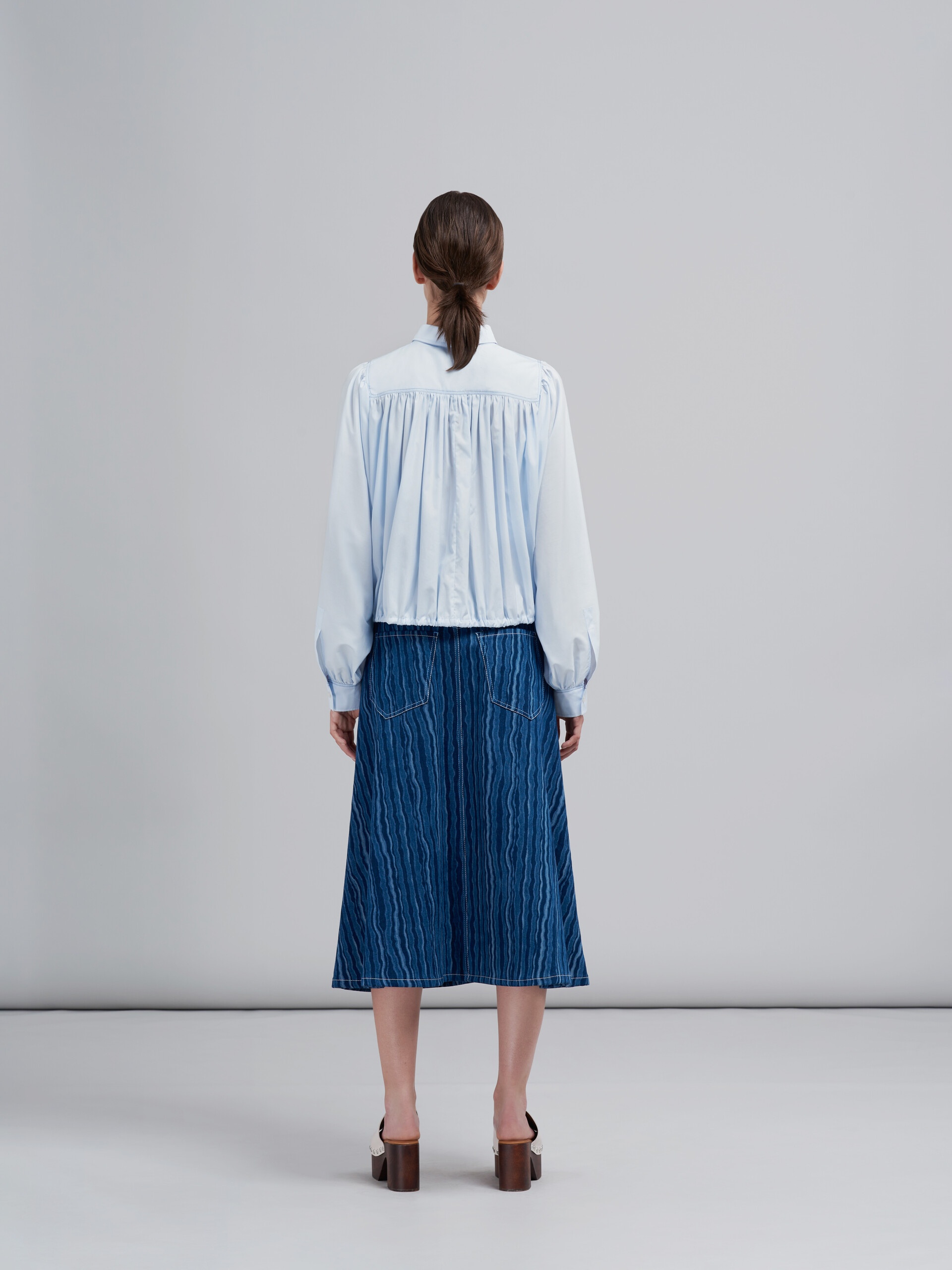 DEGRADÉ DENIM SKIRT - 3