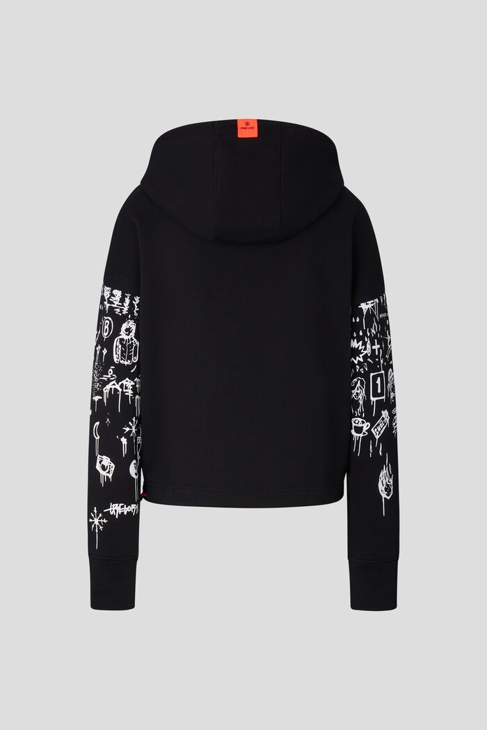 Cosa Sweatshirt hoodie in Black/White - 6