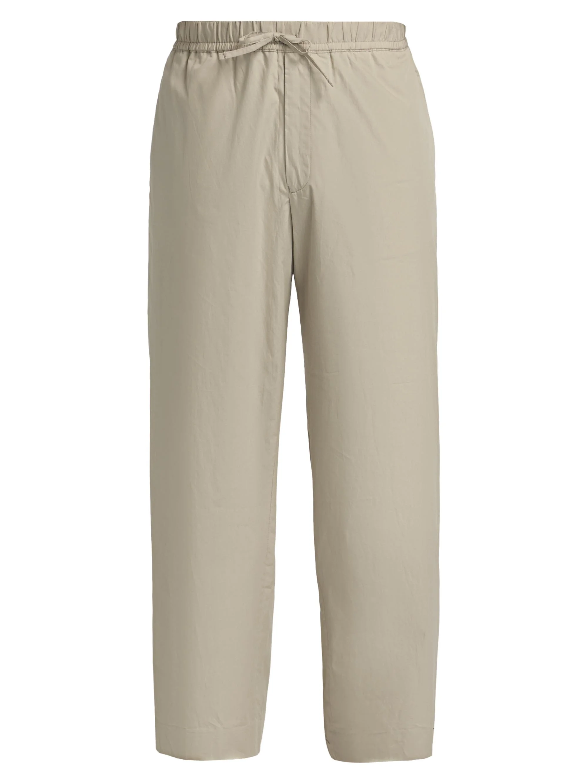 Men Nilson Cotton Poplin Drawstring Pants - Galet - 1