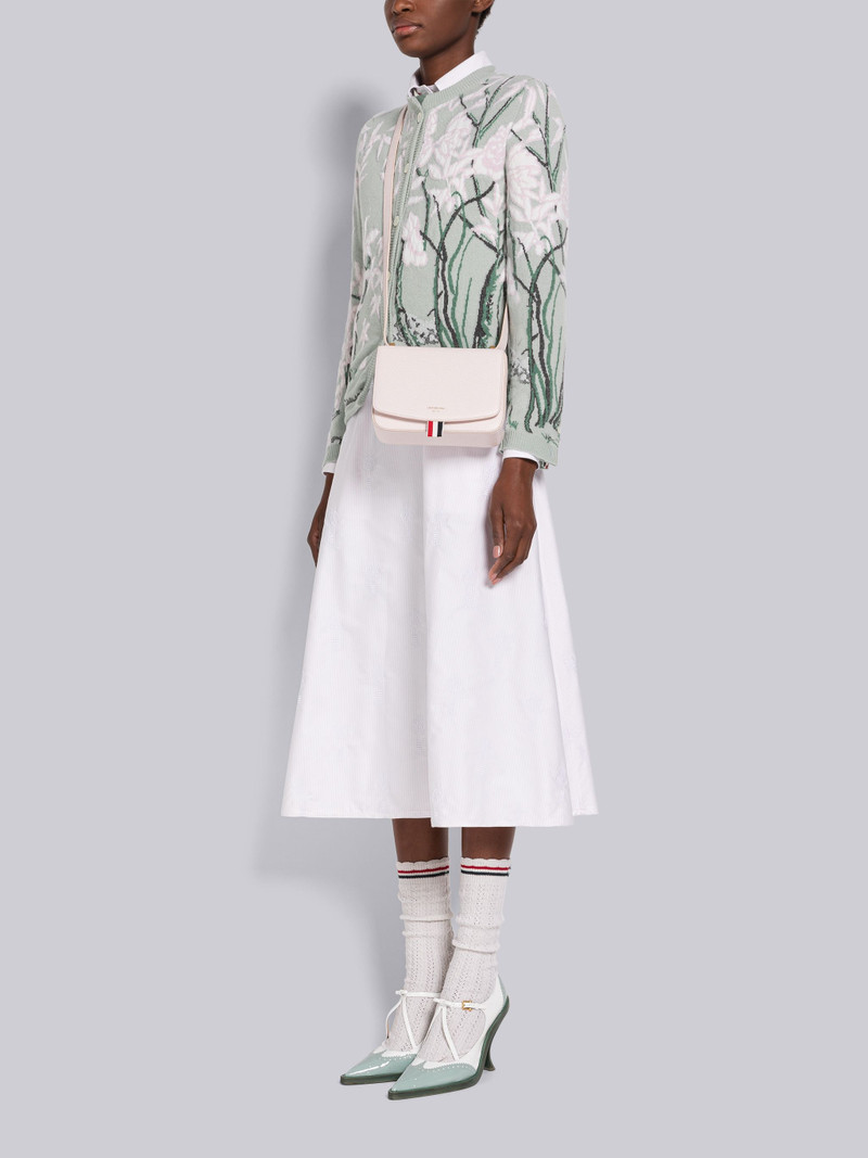 Pebble Grain Leather Mini Saddle Bag 6