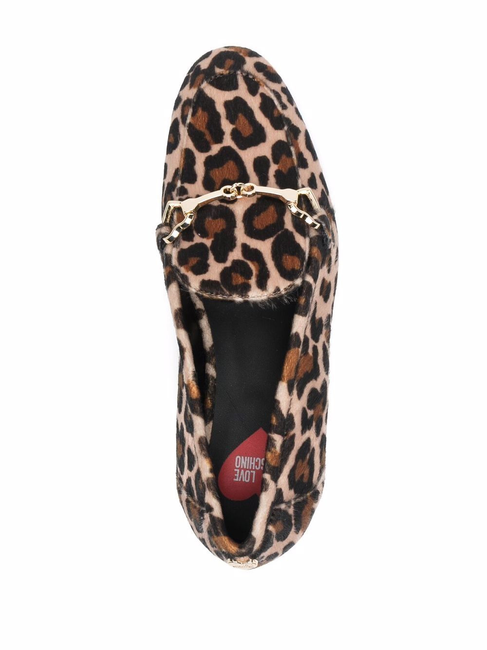 leopard-print slip-on loafers - 4