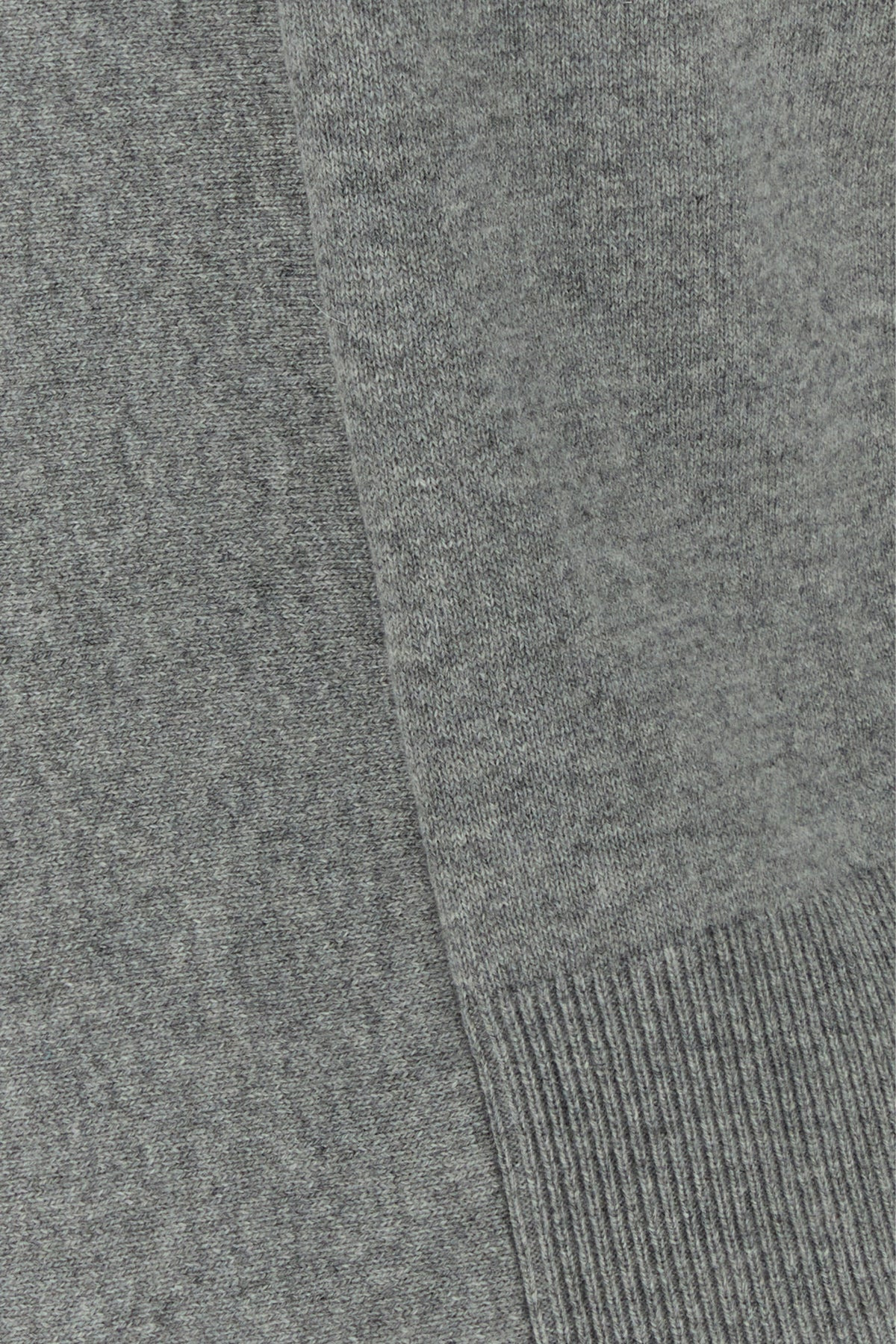 Grey cashmere blend sweater - 3
