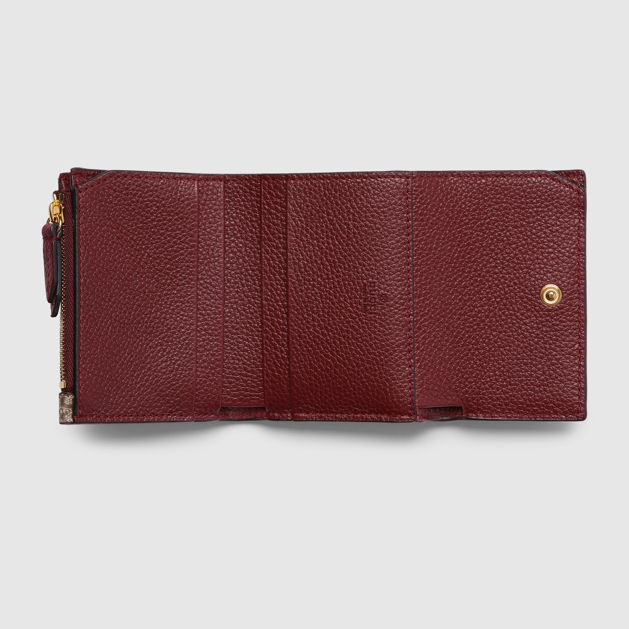 Bi-color GG Marmont mini wallet - 2