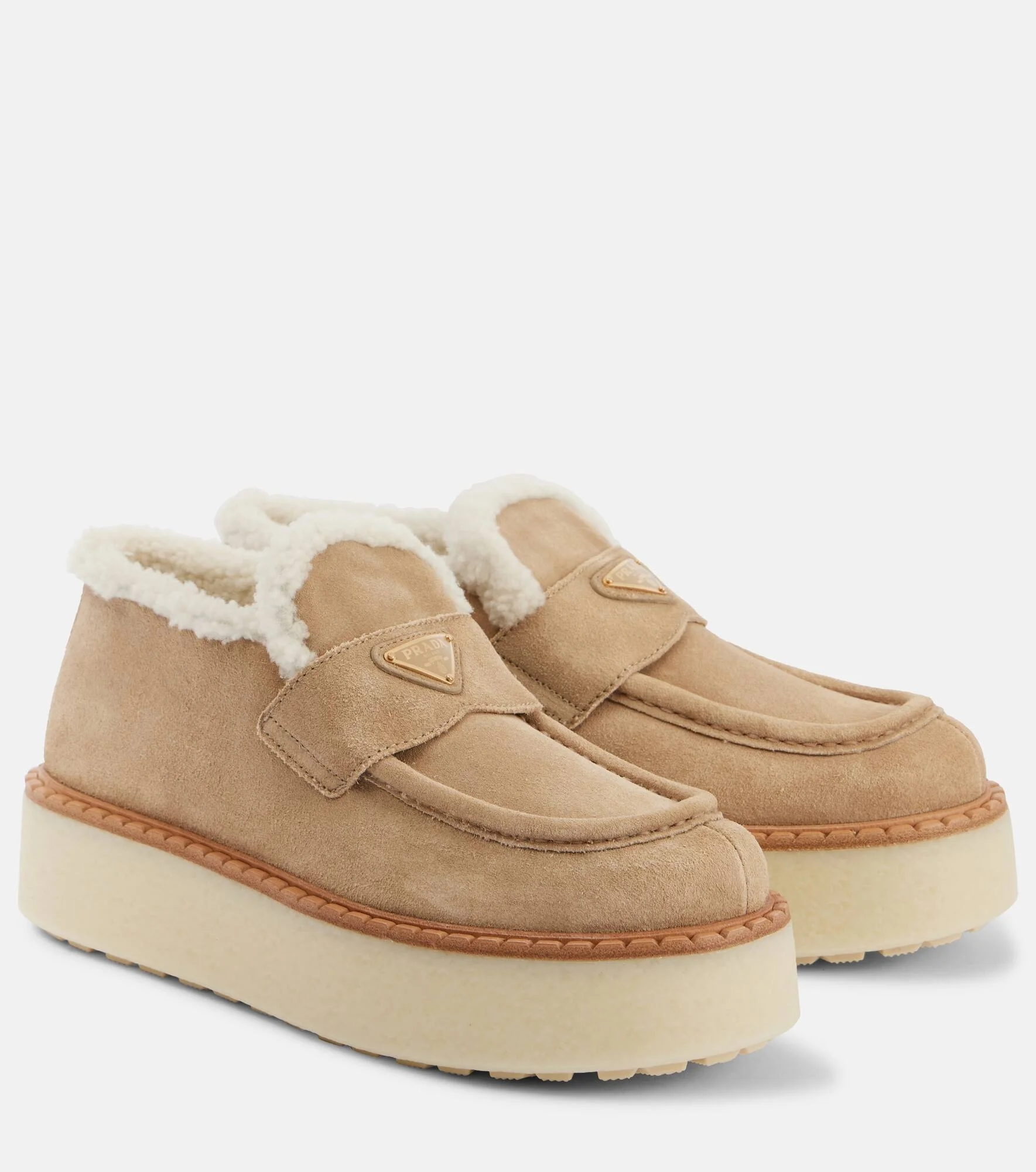 Evolve suede platform loafers - 1