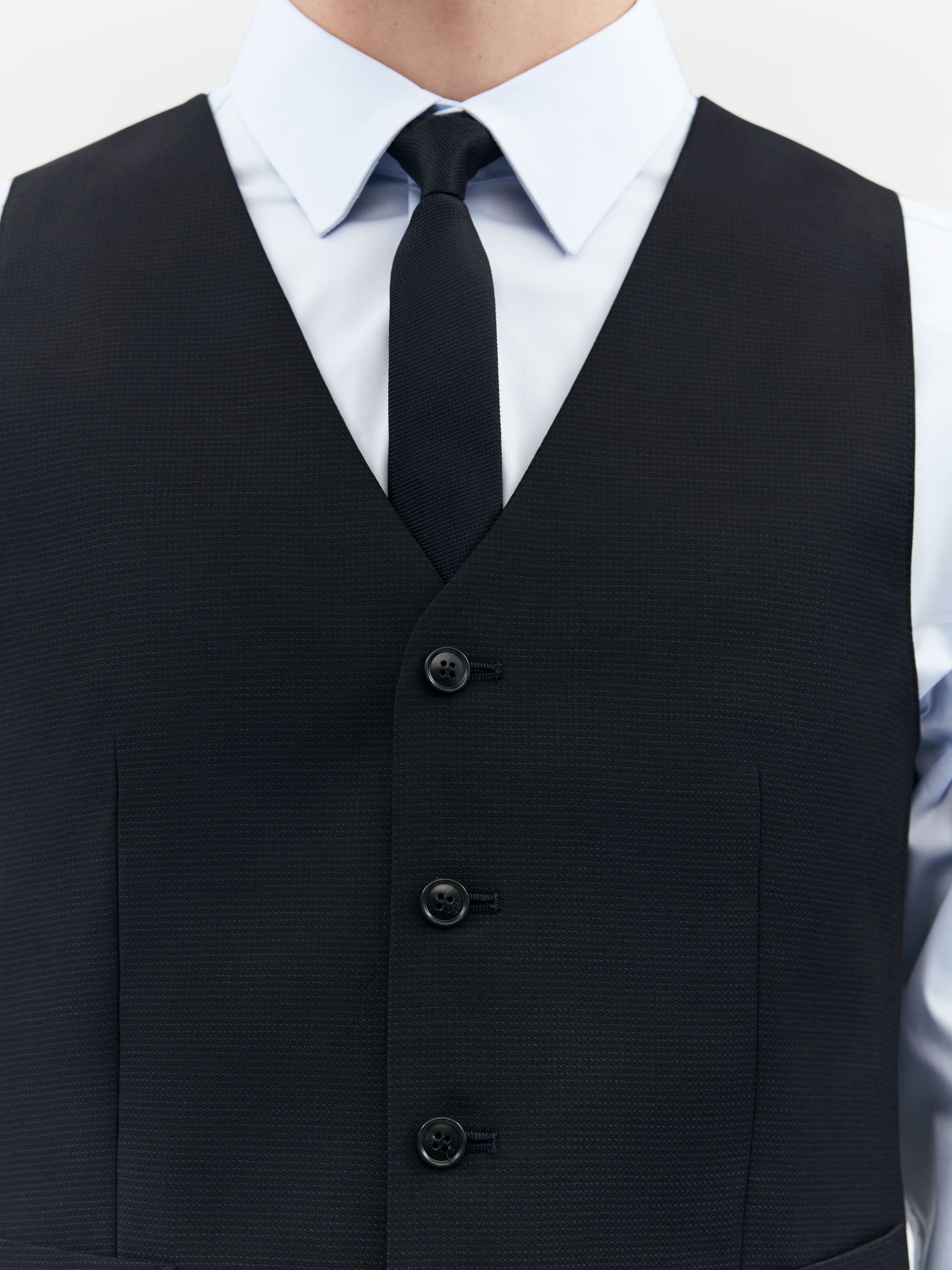 Wayde Polyester-Wool Bland Waistcoat - 5