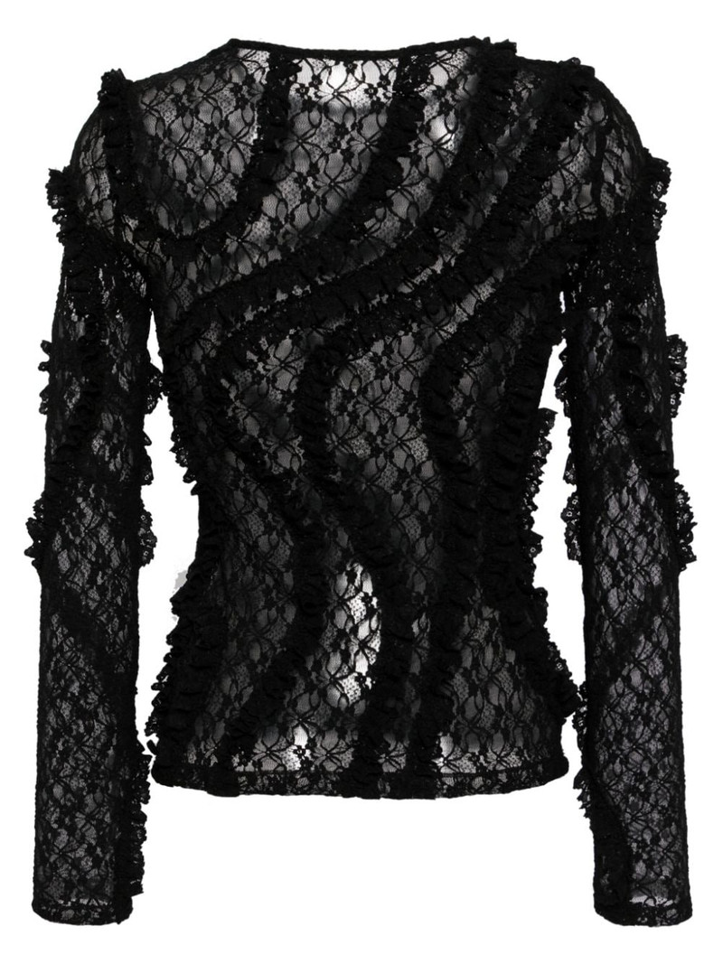 pushBUTTON ruffle T-shirt outlook