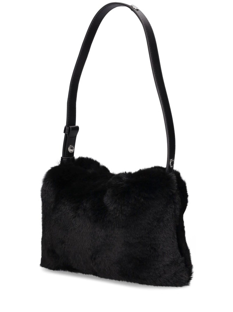 Mini Puffin faux fur bag - 3